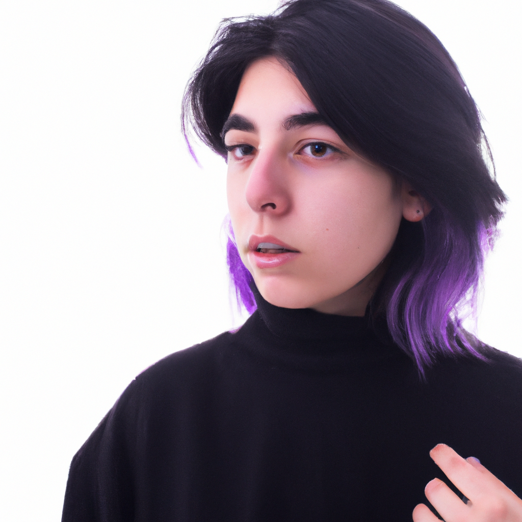 Ana — Dirección de arte y color en Luz Estudio (retrato de estudio con luz suave y fondo neutro, imagen generada)